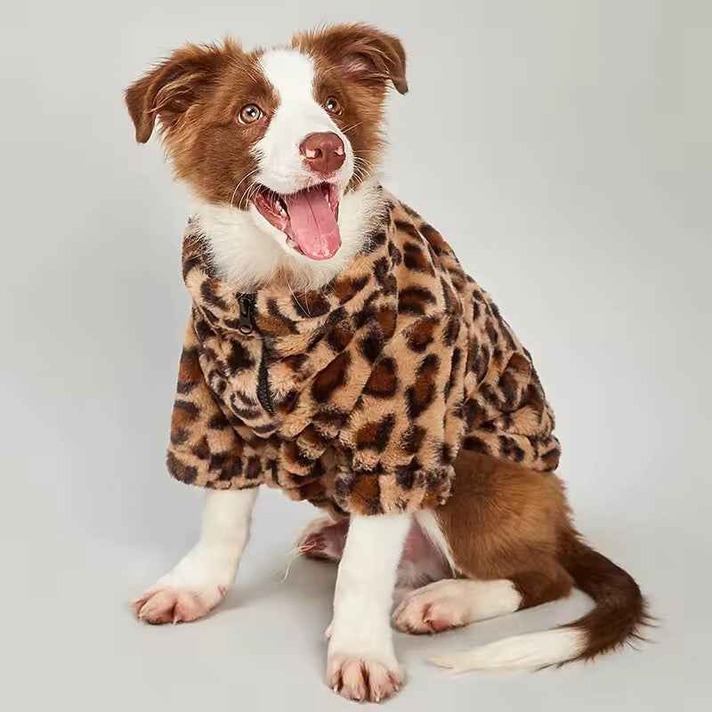 Leopard Lover Dog Coat – Luxury Statement Outerwear for Dogs