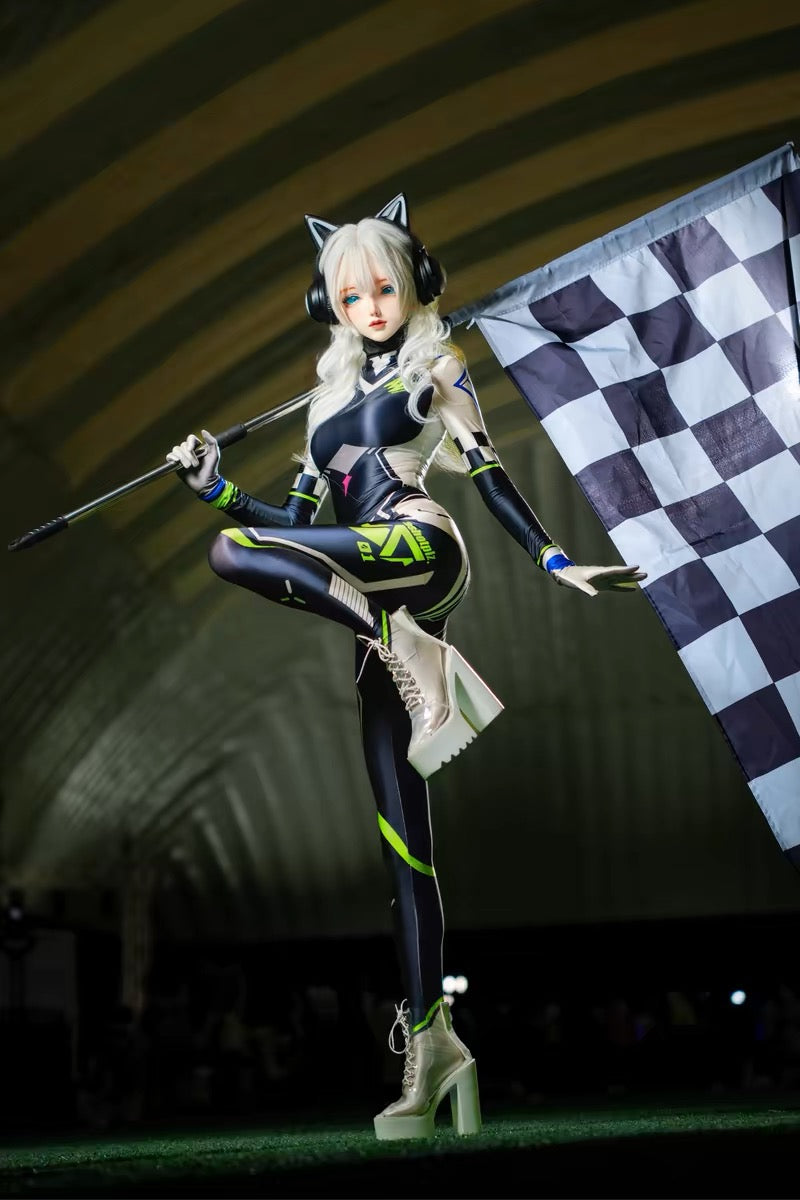 Anime Sci-fi Spandex Swimwear Cosplay Bodysuit Race Queen Costume Zentai