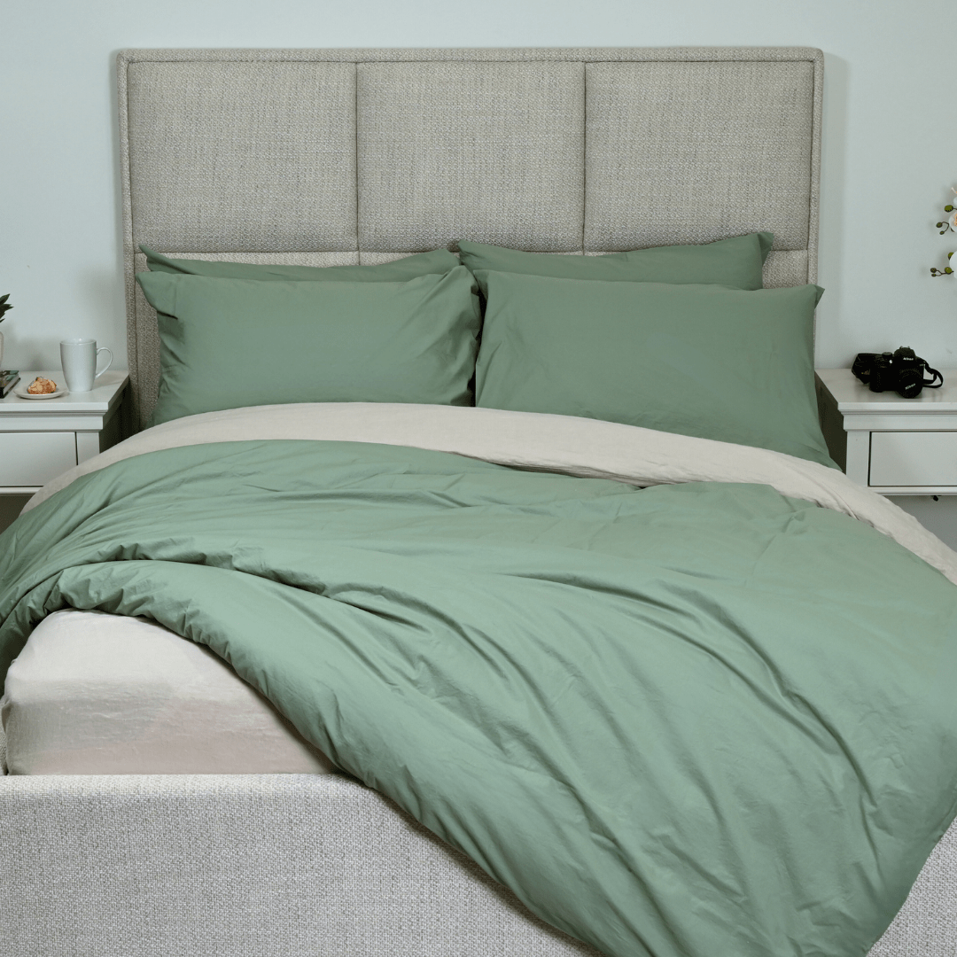 Washed Percale Pillowcase Set