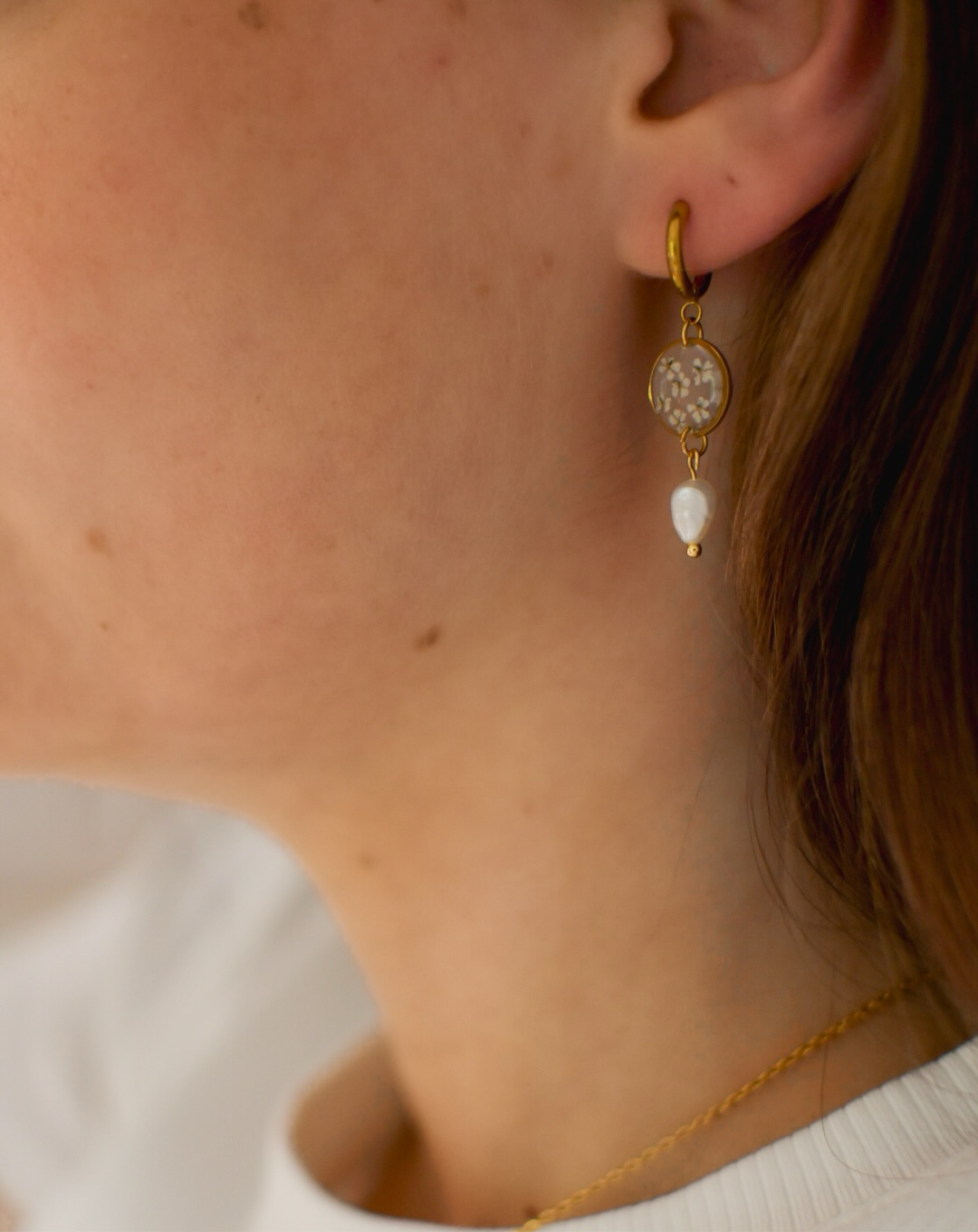 Boucles d'oreilles Perla  - Lola rond