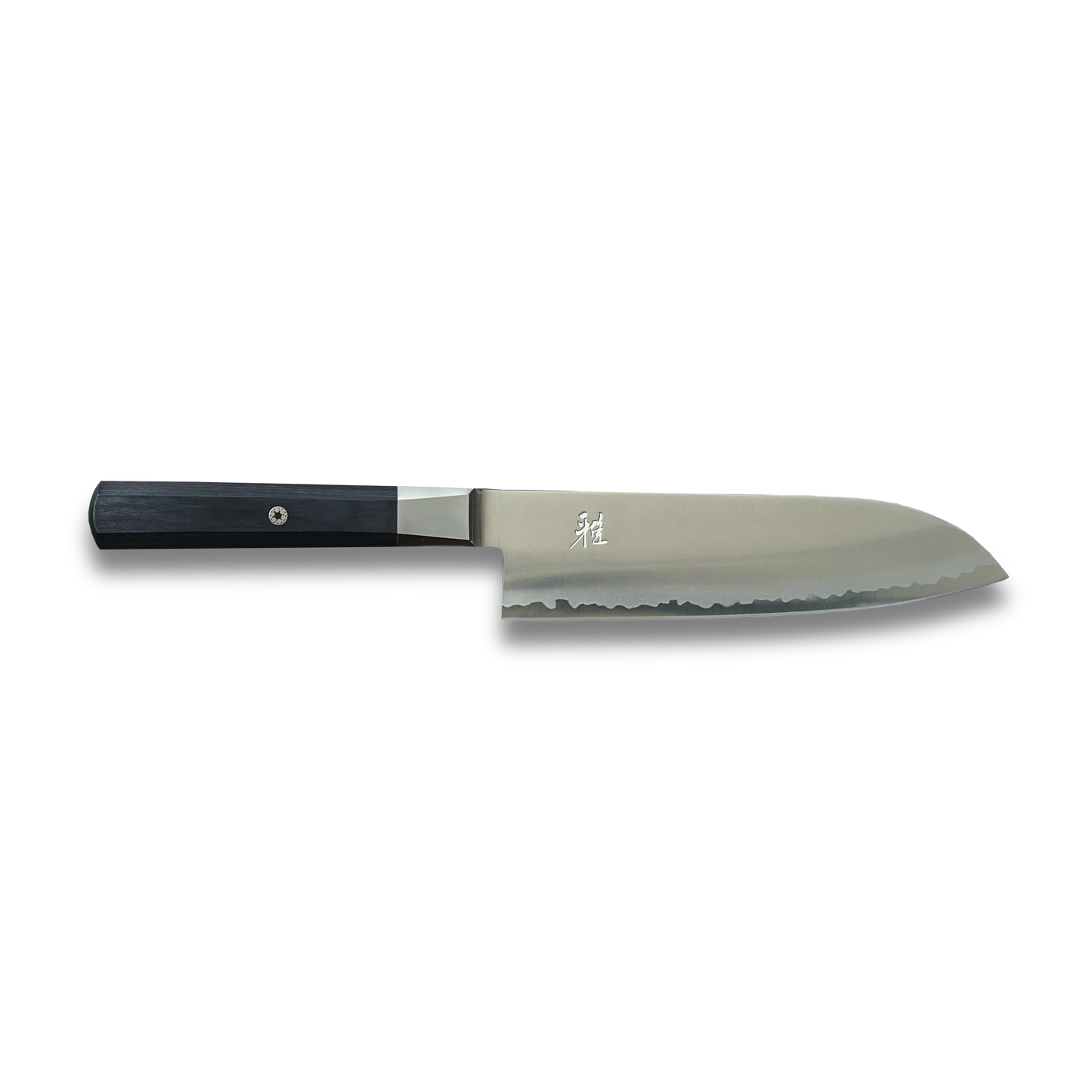 MIYABI 4000 FC Santokumesser, 18 cm – Schwarzer Griff
