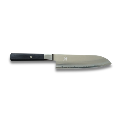 MIYABI 4000 FC Santokumesser, 18 cm – Schwarzer Griff