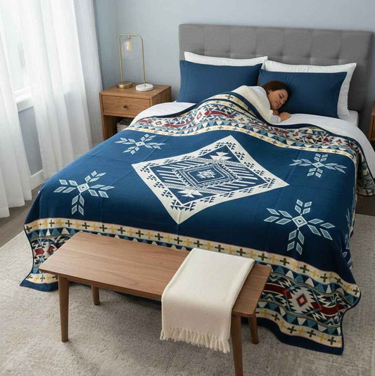 OLDTRIBES™ Spirit Trail Alpaca Blanket