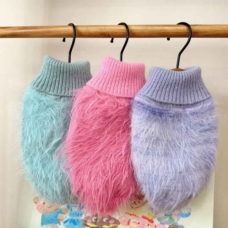 CloudSoft Fuzzy Dog Sweater | Cozy Plush Dog Sweater