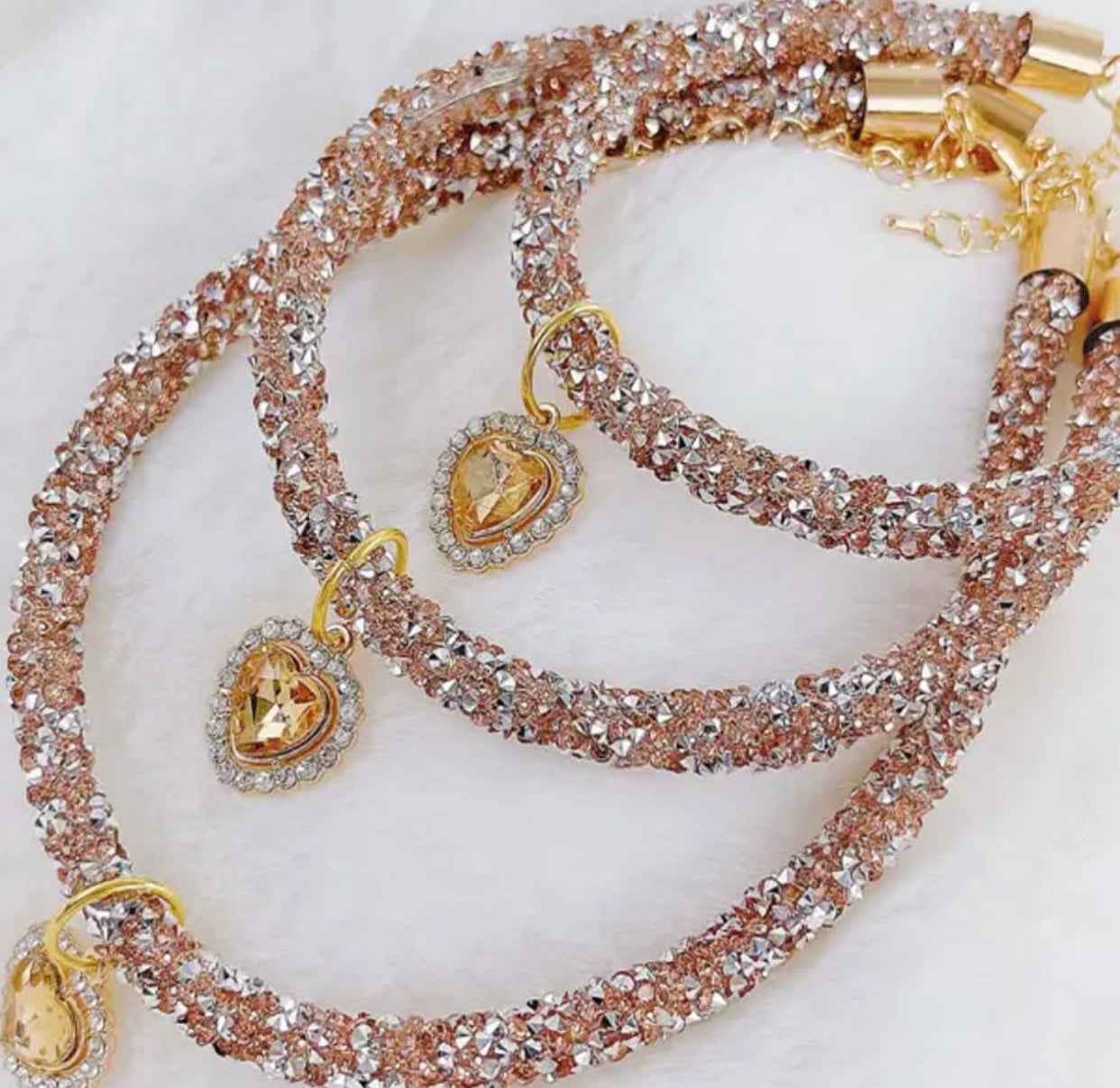 Darling Heart Dog Necklace | Luxury Dog Jewelry Accessory