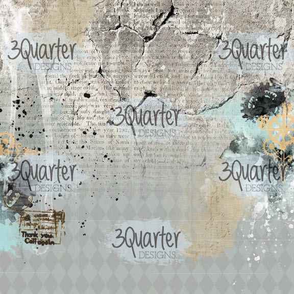 3Quarter Designs - 8" X 8" Paper Pack - Vintage Man