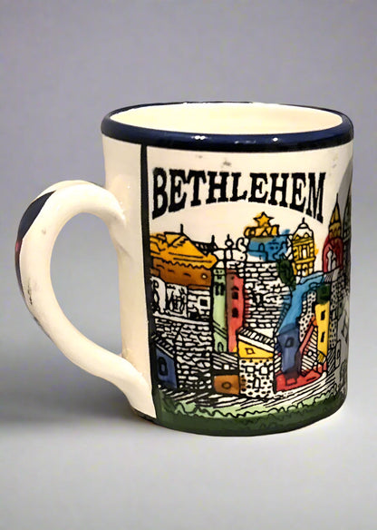 Kaffee- und Teetasse, handgemachte Keramik aus Palästina