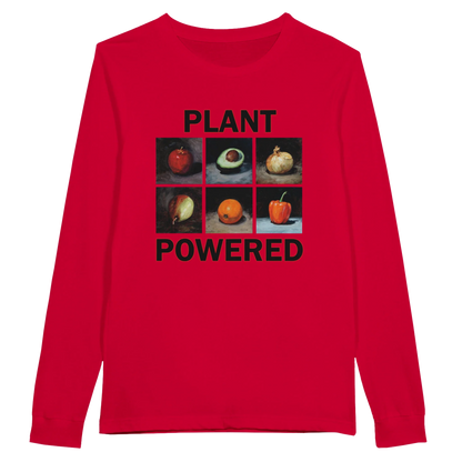 Plant Powered Long Sleeve T-Shirt – Comfortable Cotton Tee