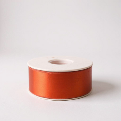 Satin Ribbon Double Face-Orange #761- 3.8 cm Wide