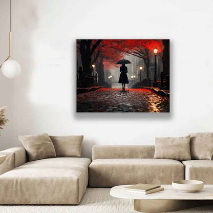 Detailed Illustration 48" x 36" Fine Art Canvas