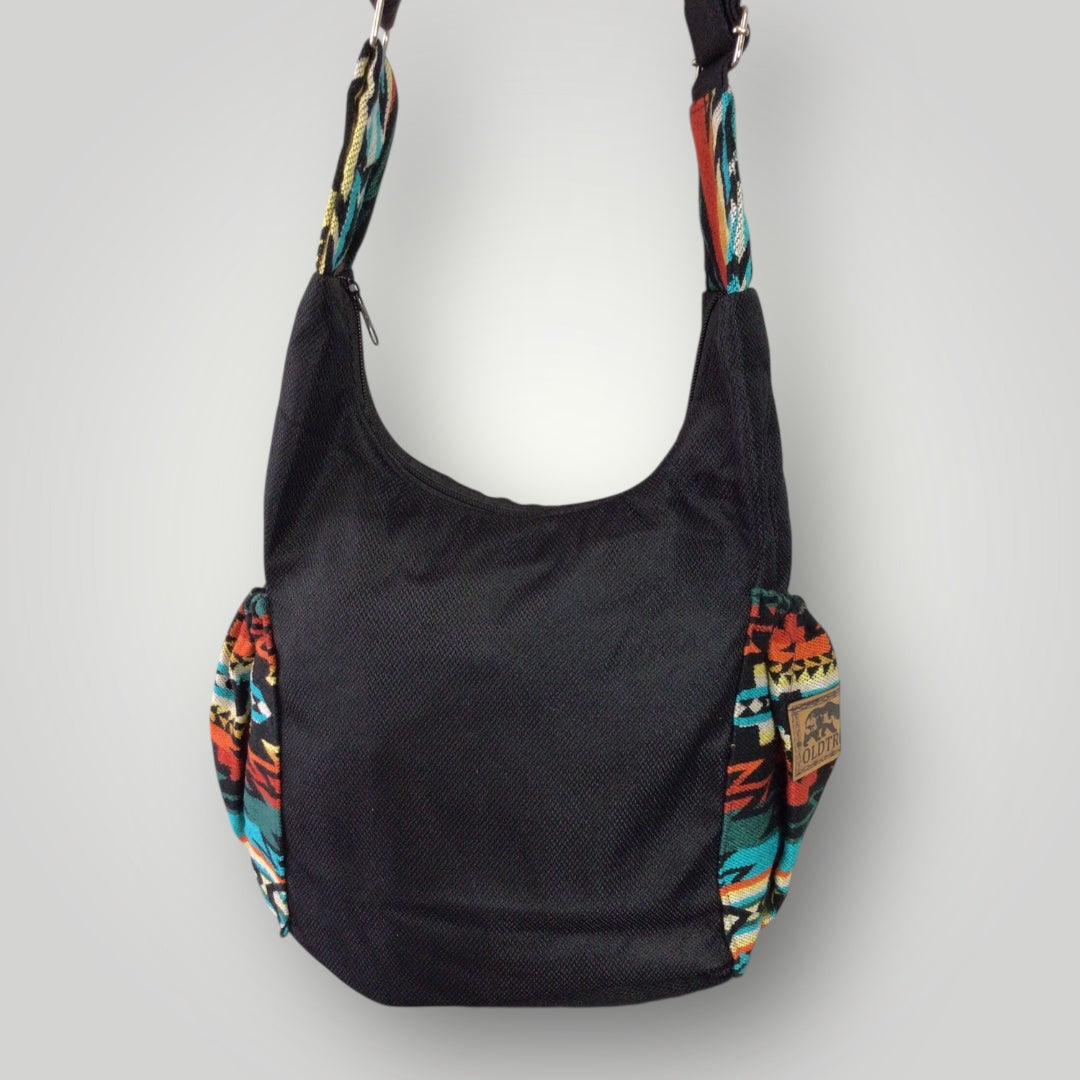 Buffalo  Skull Embroidered Crossbody Bag