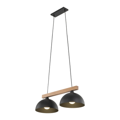 OSLO 2-Light Scandinavian Pendant Light for Kitchen Island, Dining Table & Modern Interiors