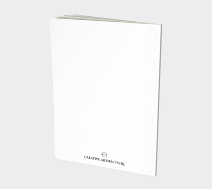 Large | Notebook | White Lines