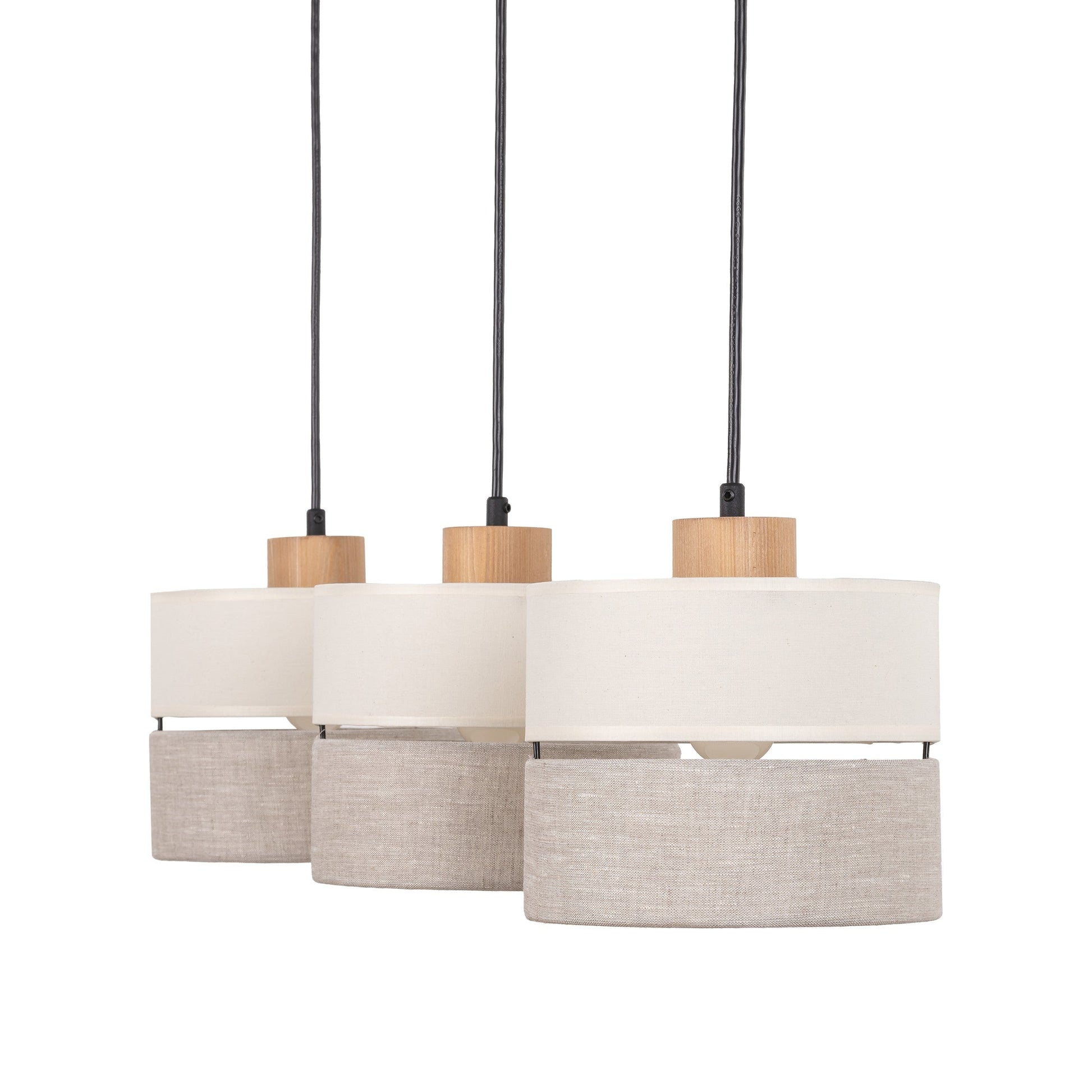 Eco Scandinavian 3-Light Pendant for Kitchen Island & Dining Table - AURABAGS SHOP