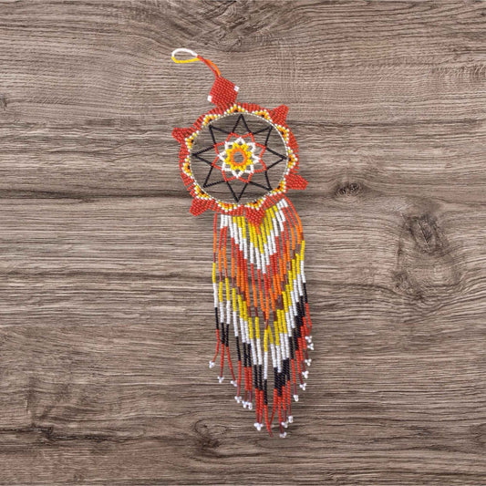 Red Sun Star Dream Catcher