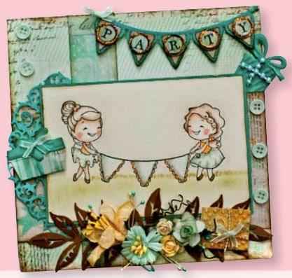Joy! Crafts die - Party Flags