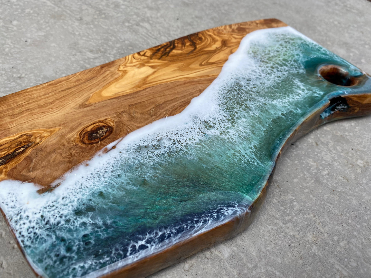 Olive Wood Charcuterie Board - AURABAGS SHOP