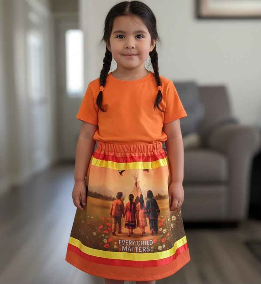 OLDTRIBES™ infants Every Child Matters – Children’s Skirt 🧡