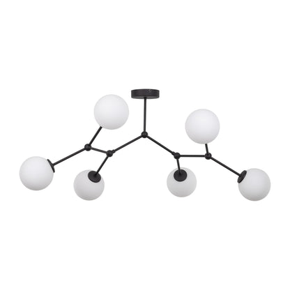 FAIRY Black Scandinavian Ceiling Lamp 6 - AURABAGS SHOP