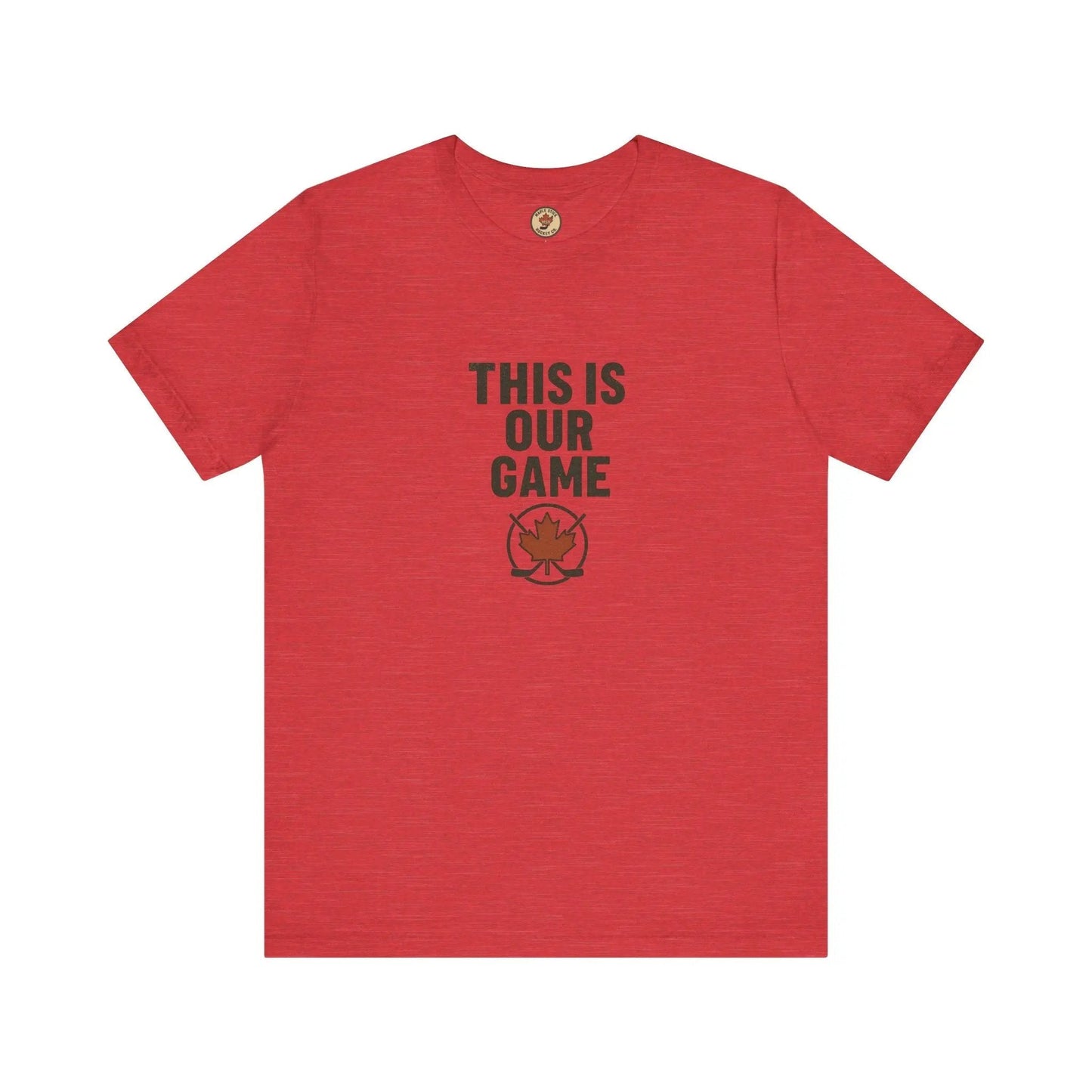 Canada Maple Leaf Hockey T-Shirt – This Is Our Game Tee