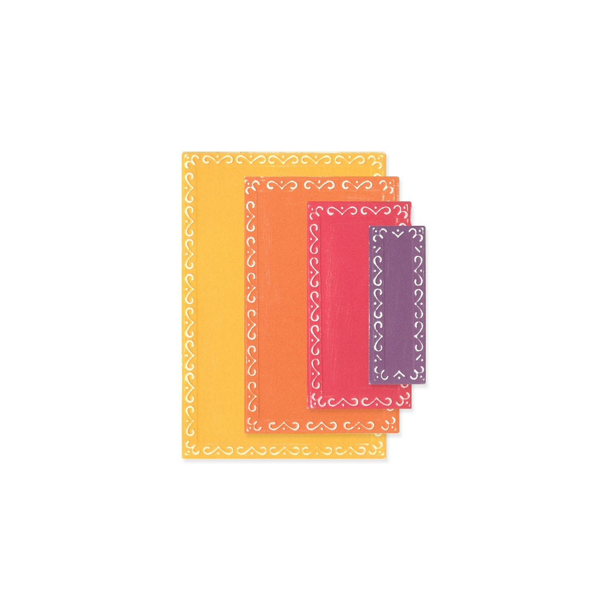 Sizzix Framelits Die Set 9PK Fanciful Framelits Renee Deco Rectangles by Stacey
