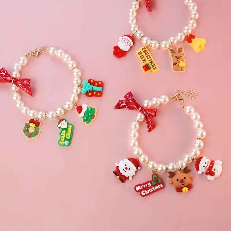 Holiday Elegance Dog Necklace | Christmas Jewelry Collar