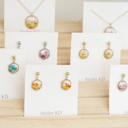 Collier bouquet - rond (petit 16mm)