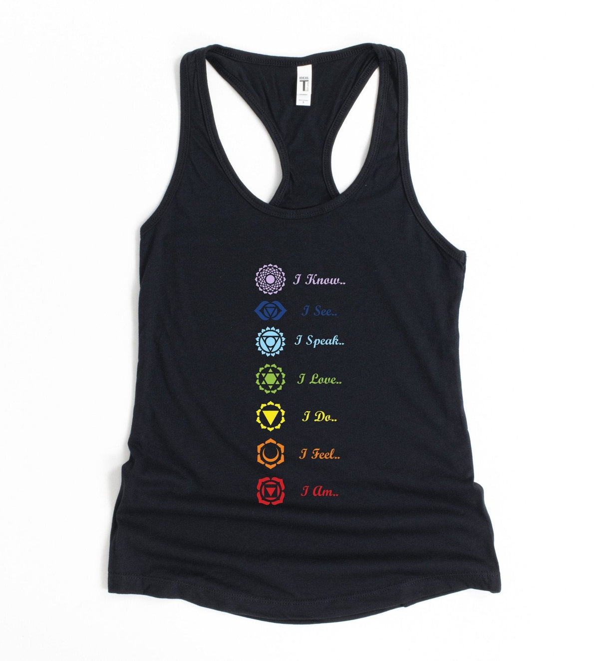 7 Chakra Yoga Tank Top | Women's Spiritual Meditation Shirt