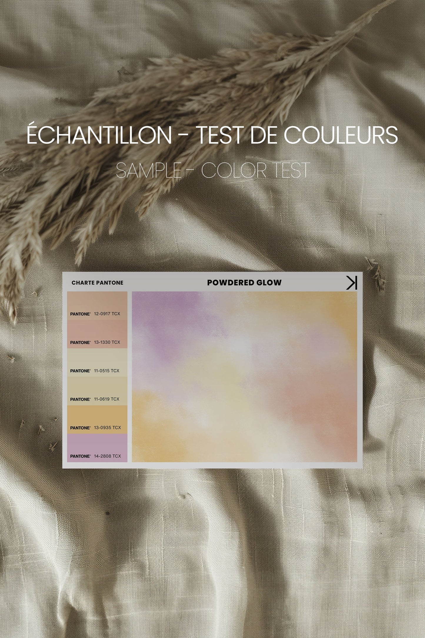 POWDERED GLOW, Oeuvre sur toile rigide  (test jay et will) (Copie)