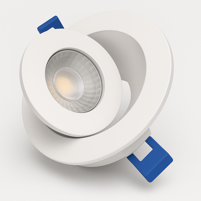 Luvelle 4″ Gimbal LED Pot Light — Adjustable 360° / 90° Tilt, Canless 5CCT, Energy Star, IC Rated