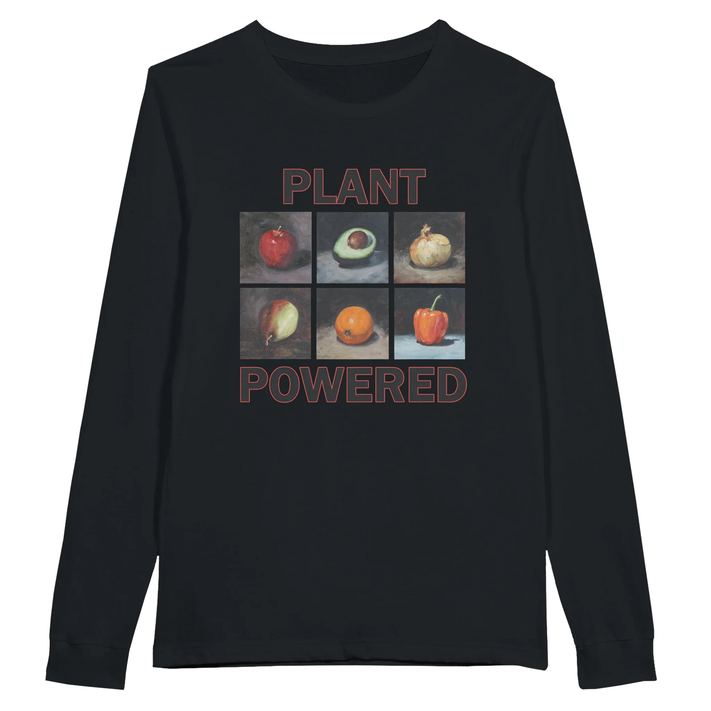 Plant Powered Long Sleeve T-Shirt – Comfortable Cotton Tee