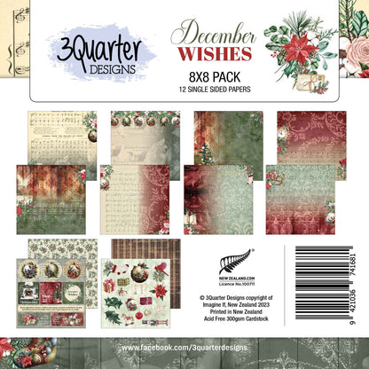 December Wishes 8x8 Pack