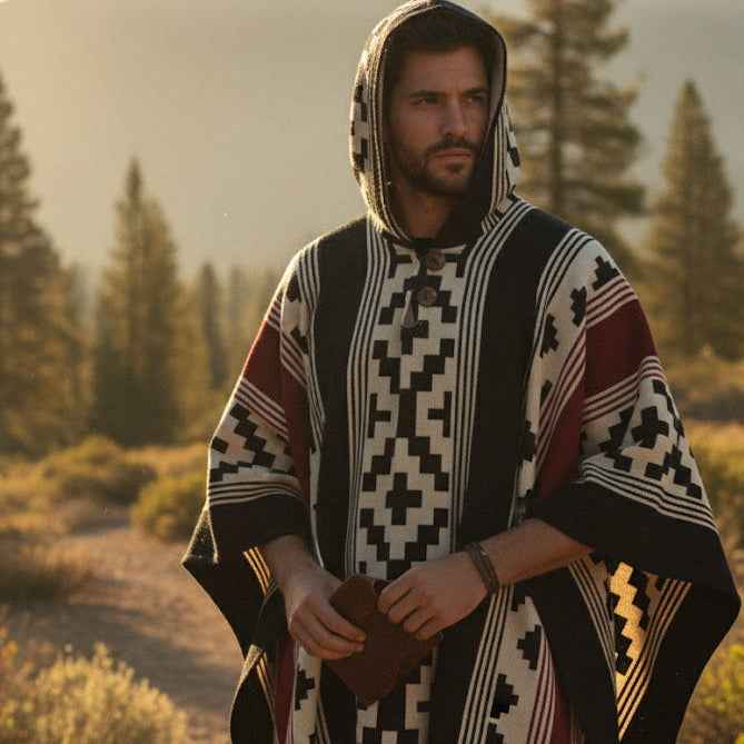 Symmetry HandMade Wool Poncho