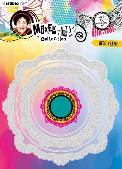 ABM Cutting Dies Deco Frame Mixed-Up Collection 137x137x1mm 4 PC nr.418