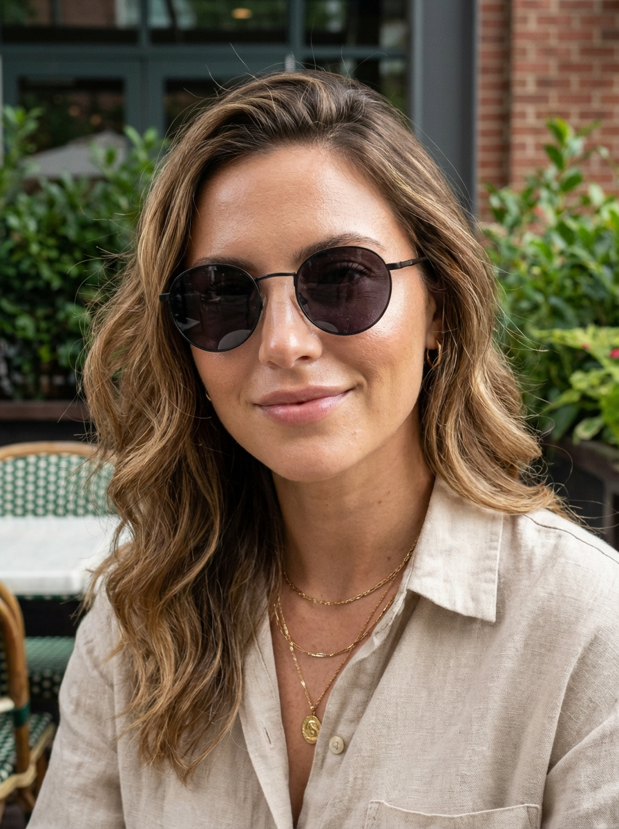 Sage – Round Metal Sunglasses | Bolero Eyewear