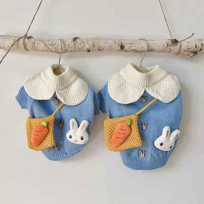 Corduroy Easter Bunny Sweater | Easter Dog Sweater