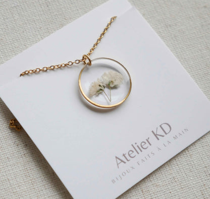 Collier Gigi duo blanc - rond (medium)