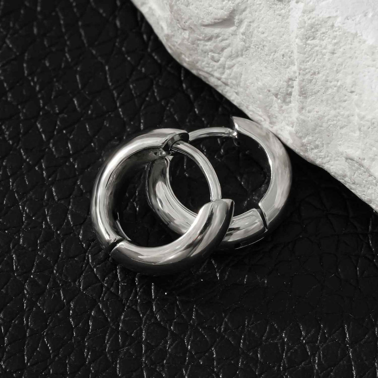 BOCHUM: Barely There, But Beautifully Noticeable Tiny Hoops in Silver