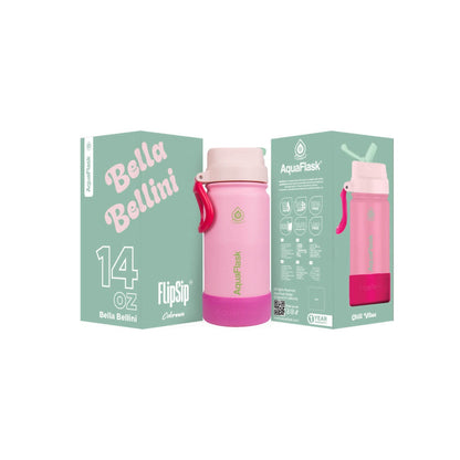 AquaFlask Kids FlipSip 414mL (14oz) Water Bottles