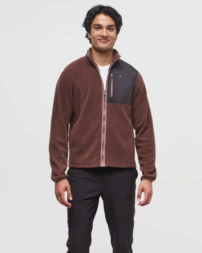 Recycled MicroFleece Contrast Full Zip