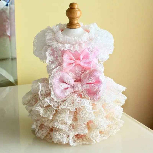 Princess Lolita Dog Dress | Frilly Occasion Dog Dress