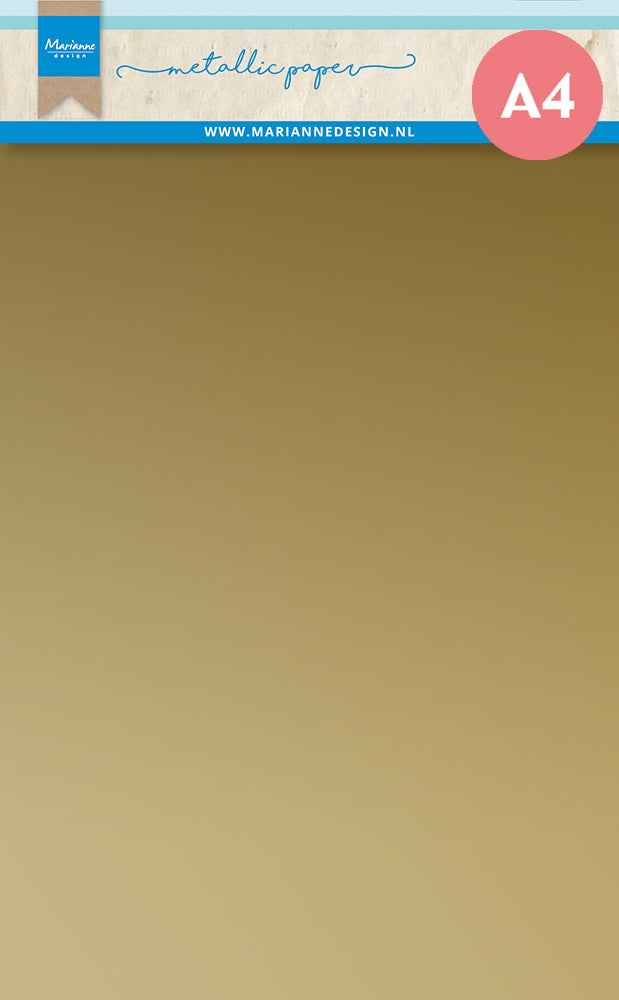 Marianne Design Metallic Paper - A4 - Gold