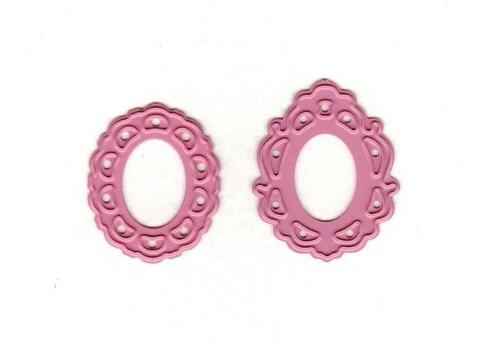 Cameo Dies - Two Vintage Oval Frames
