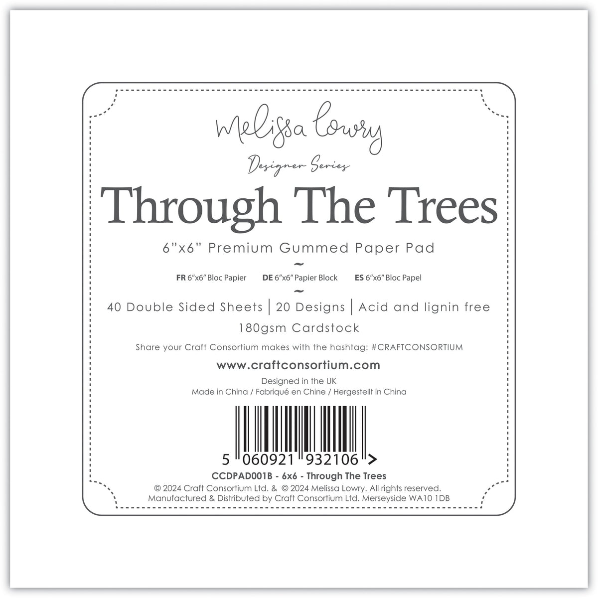 Craft Consortium - Through The Trees - 6x6