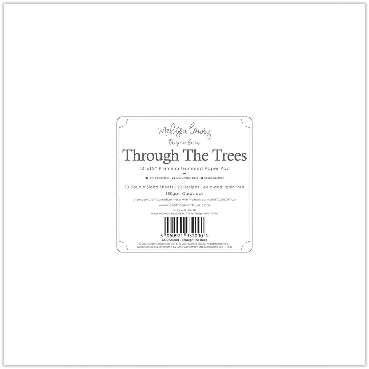 Craft Consortium - Through The Trees - 12x12