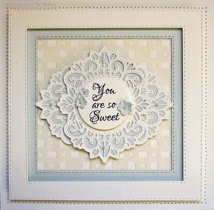 Dies by Sue Wilson Filigree Artistry Collection Diagonal Background