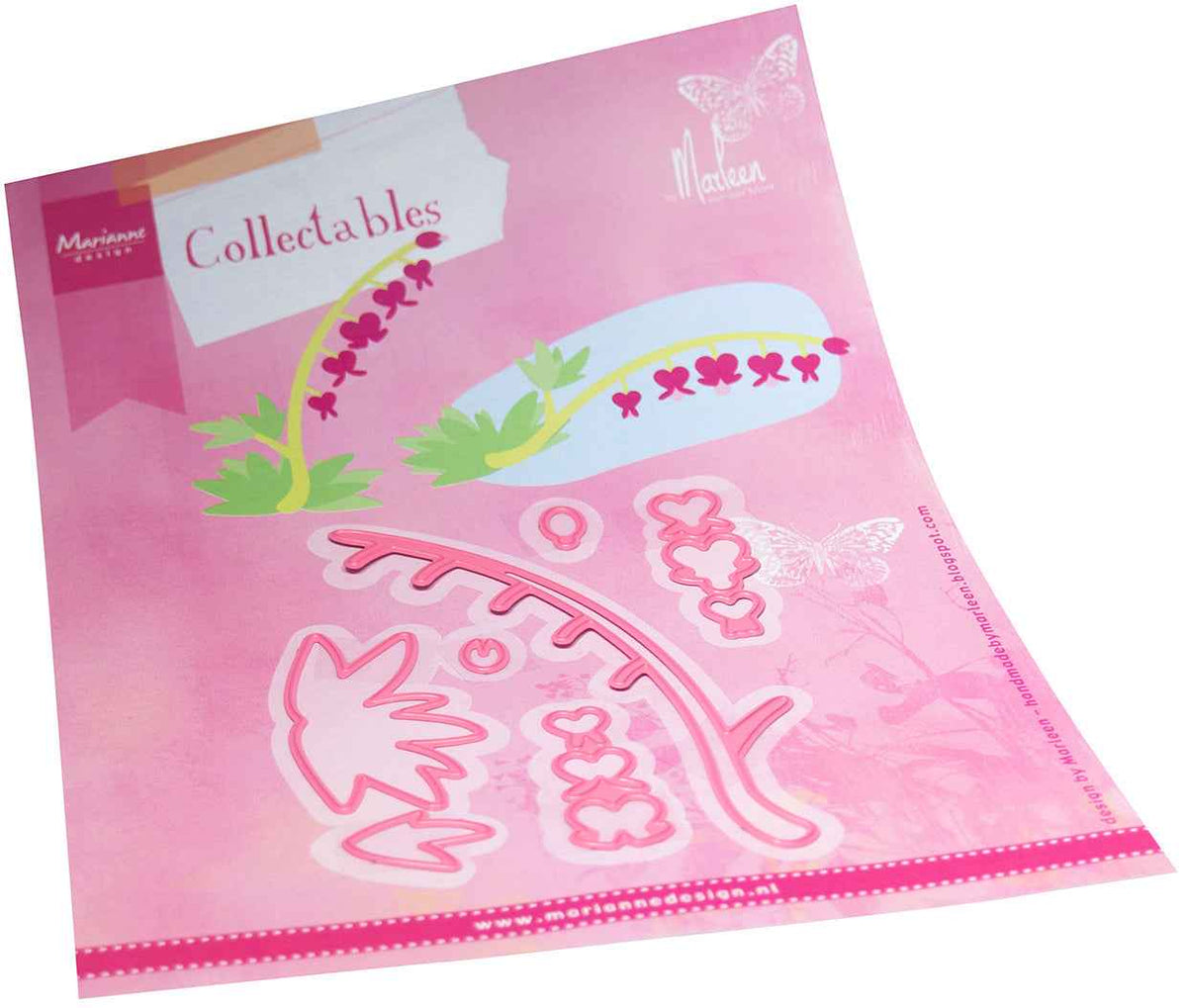 Marianne Design Collectables Die - Bleeding Hearts by Marleen