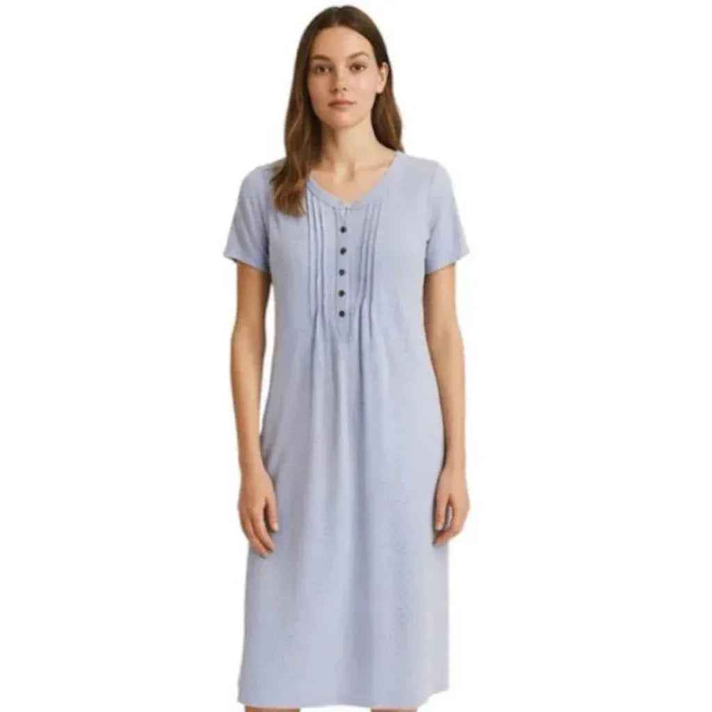 Chemise de nuit col V
