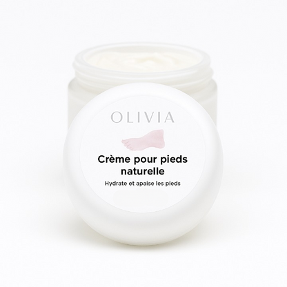 Crème pour les pieds naturelle