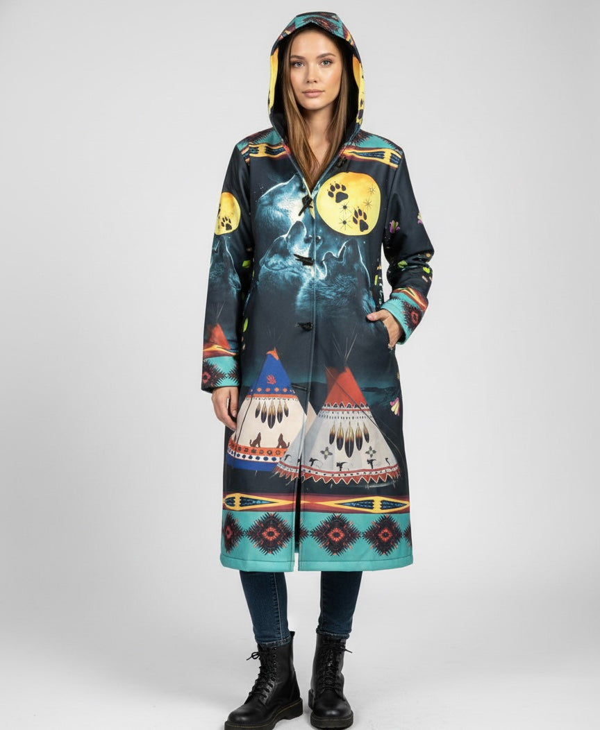 OLDTRIBES™ ETERNAL WOLF Long Coat